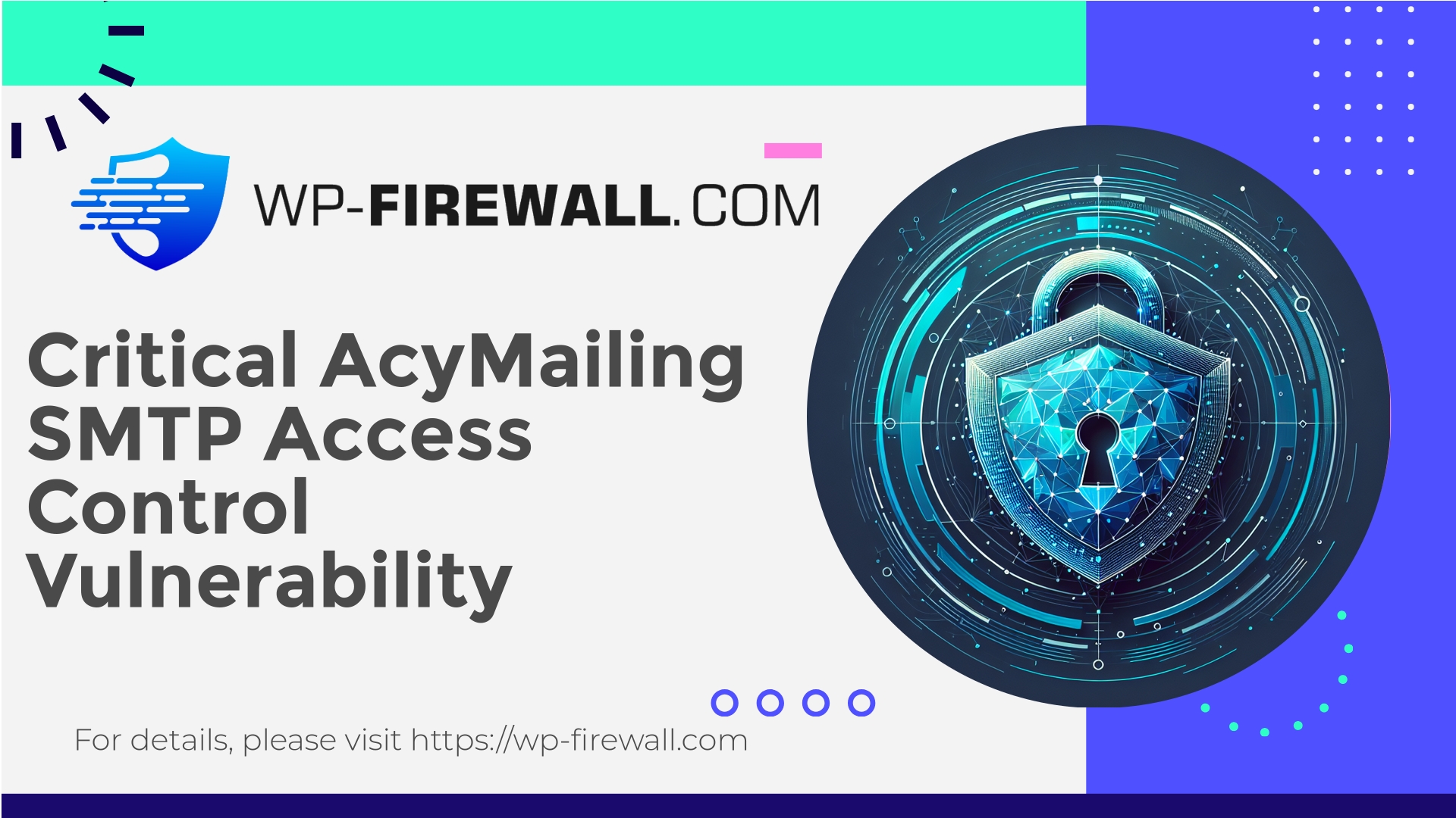 AcyMailing SMTP Newsletter Plugin Vulnerability