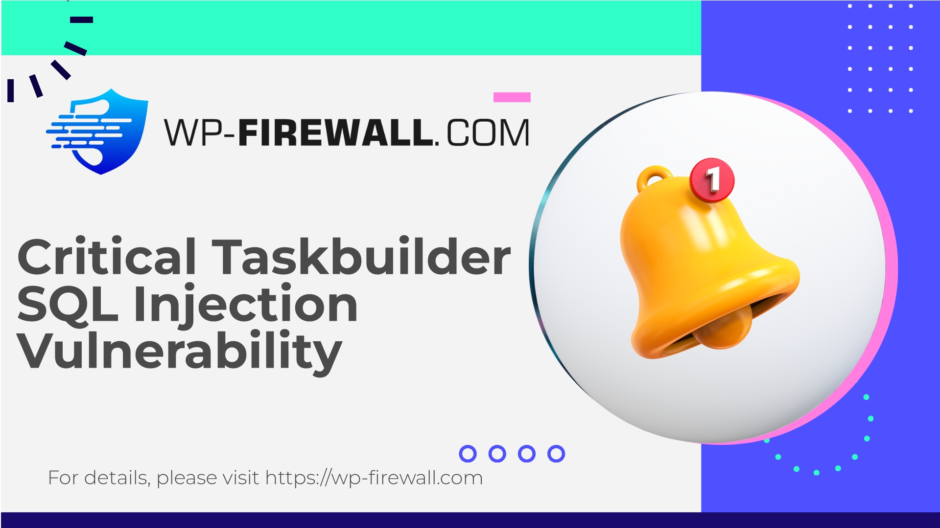 Taskbuilder SQL Injection Vulnerability