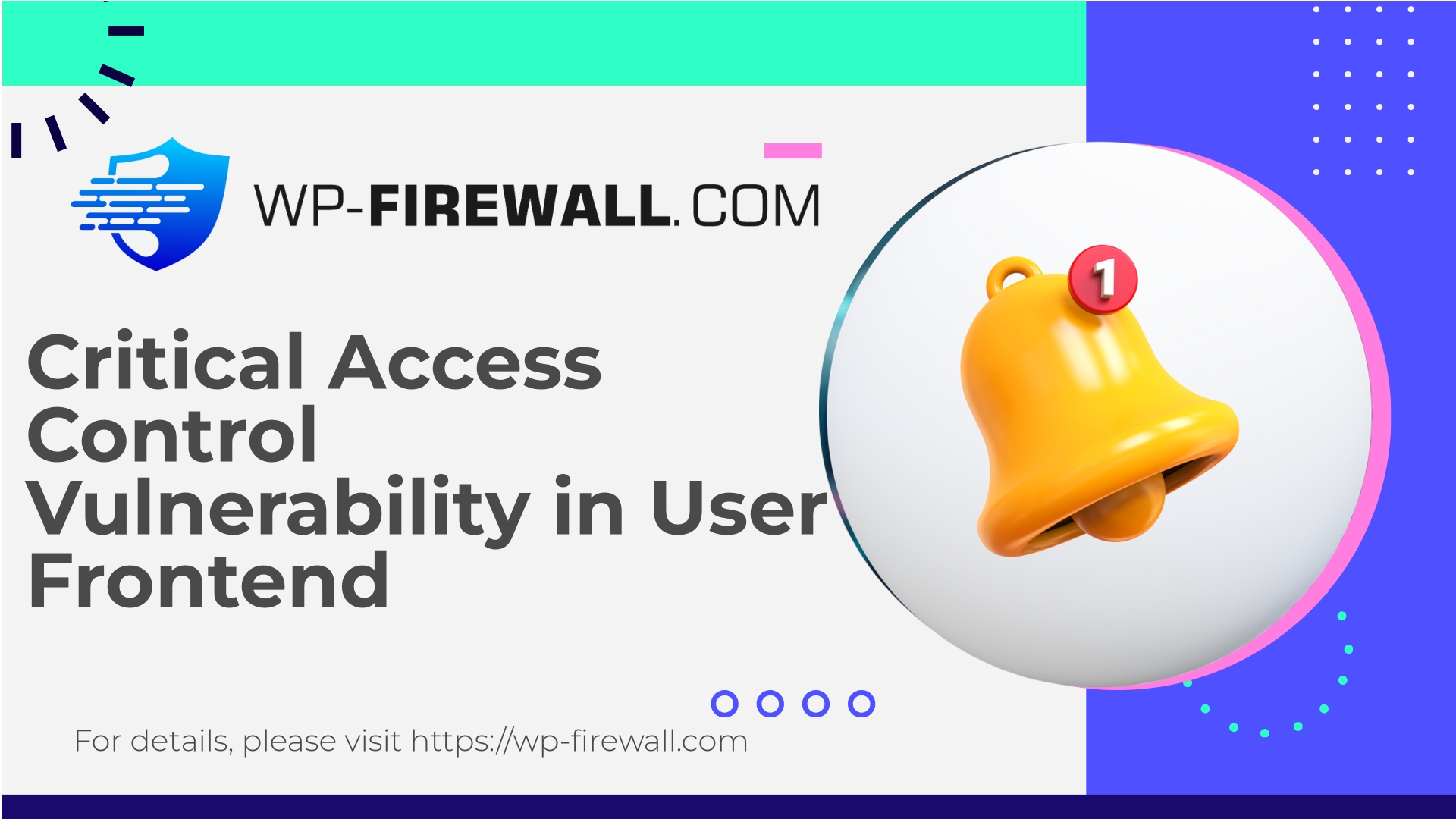 WP User Frontend Vulnerability